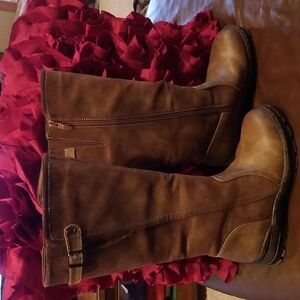 Patrizia Heldia Leather Boots Sz 36